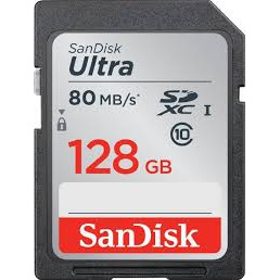 Thẻ nhớ SDXC 128gb Ultra 533x (80MB/s)