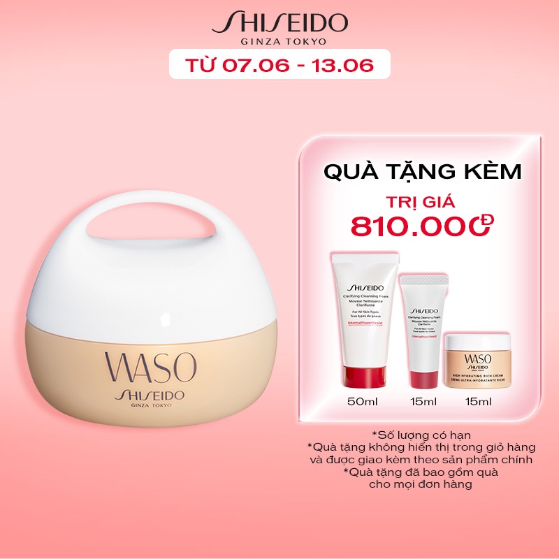 [Mã COSSD5 giảm 10% đơn 600K] Kem dưỡng ẩm Shiseido Waso GIGA Hydrating Rich Cream 50ml