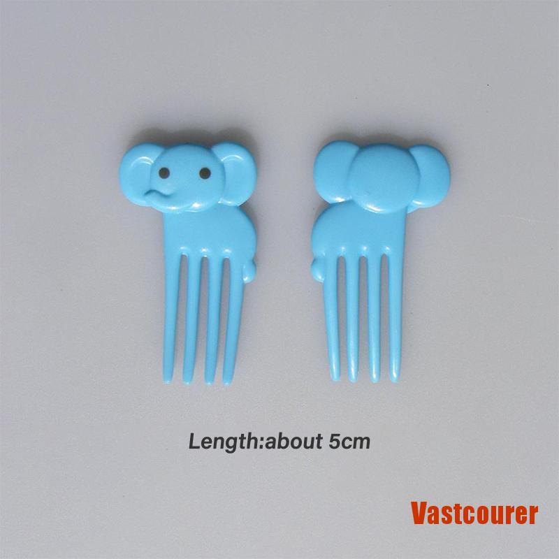 VASTER Mini Kids Animal Farm Fruit Fork Cartoon Snack Cake Dessert Food Fruit To