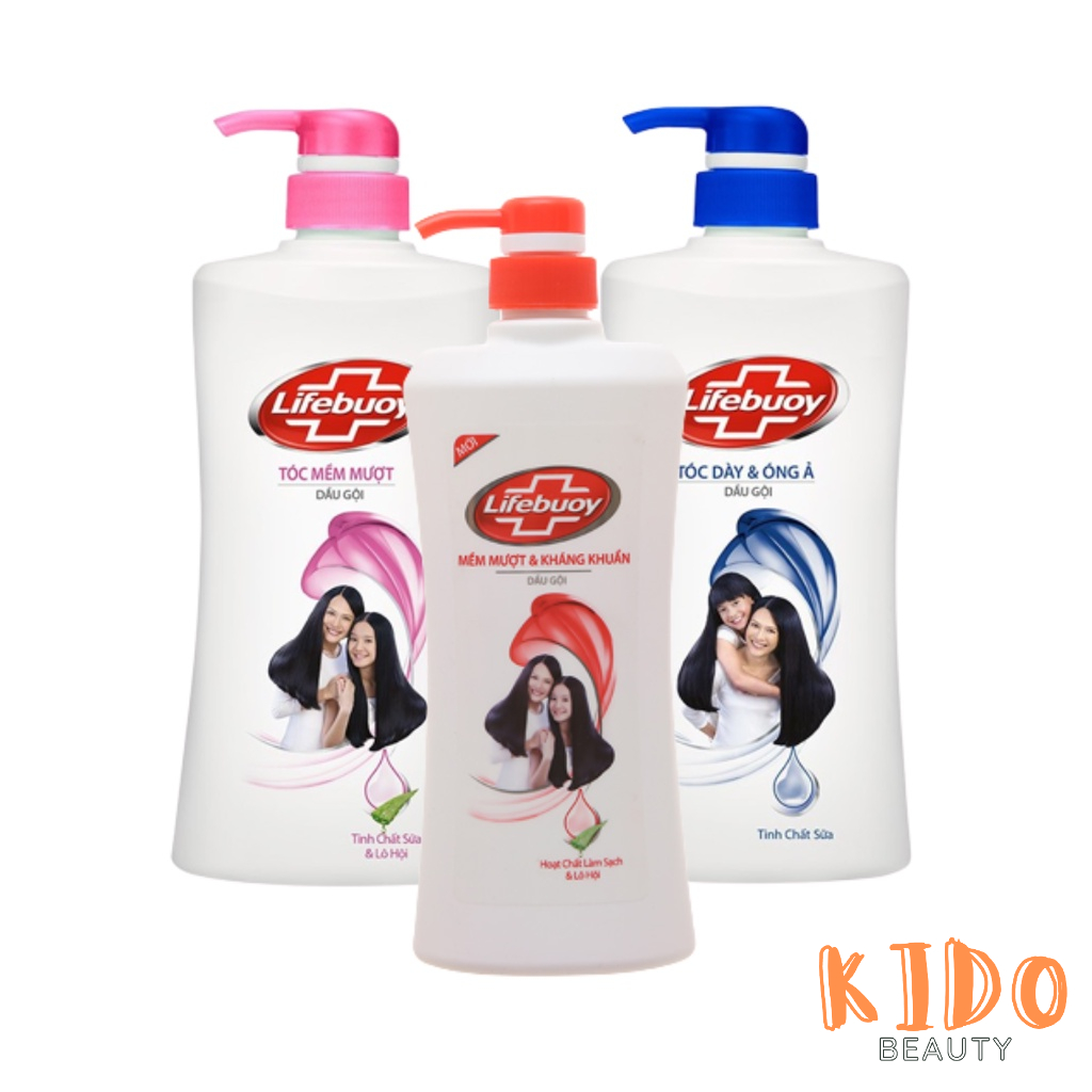 Dầu Gội LIFEBUOY Dưỡng Tóc Dày& Óng Ả, Mềm Mượt & khán﻿g khu﻿ẩn 640g | Dầu gội nữ Lifebuoy 340g