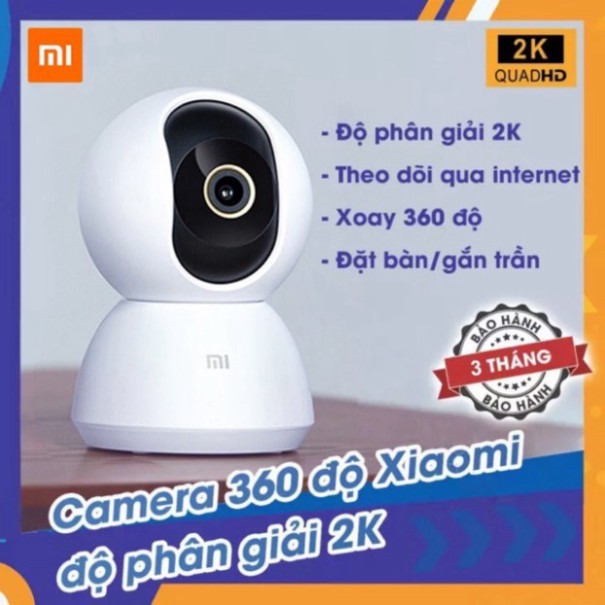 GIẢM GIÁ Camera ip xoay 360 độ Xiaomi Mijia 2k 2020 GIẢM GIÁ