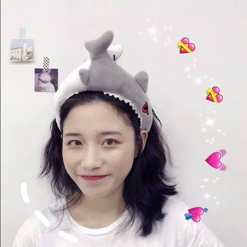 Cài tóc rửa mặt / trang điểm không trượt siêu dễ thương dành cho nữ