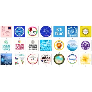 SET 24 LOGO THANH TẨY THIẾT KẾ HO'OPONOPONO (CLEANING DECAL LOGO) CẮT SẴN
