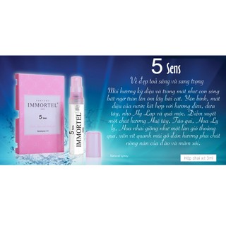 Nước hoa nữ IMMORTEL 5 Sens Eau De Parfum 3ml
