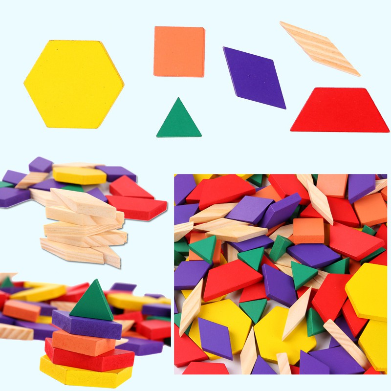 Bộ Đồ Chơi Ghép hình Phát Triển Trí Tuệ Puzzle Blocks 125 Chi Tiết Phát Triển Kỹ Năng Sáng Tạo Cho Bé