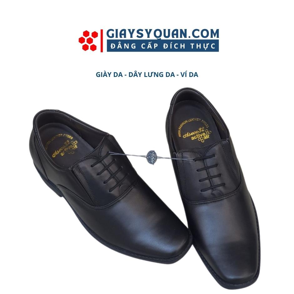 Giày da cừu đế hơi nam cao cấp ASECO 32 MÃ 32M - 729