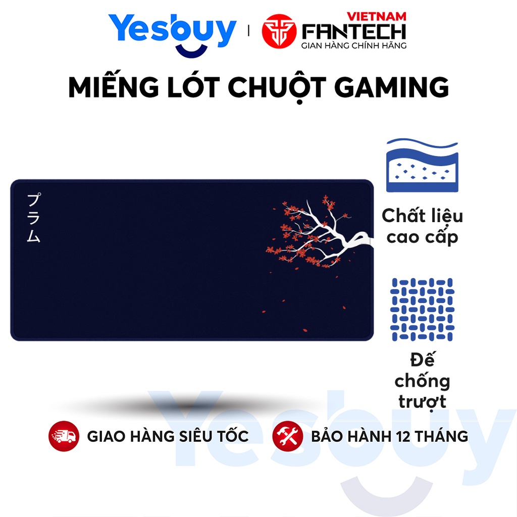 Lót Chuột Deskmat Fullsize FANTECH MP905 ATO - Cao su tự nhiên, đế chống trượt - Hãng chính hãng