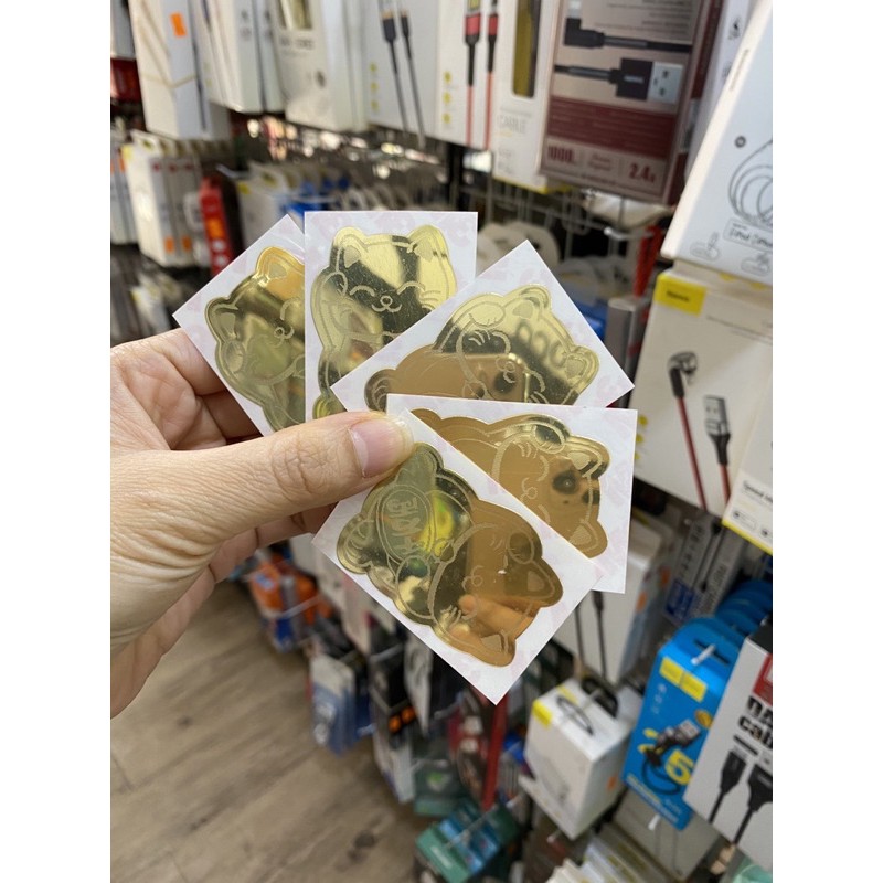 Mèo thần tài /Trâu thần tài /Trâu vàng dán ốp lưng điện thoại-RẺ VÔ ĐỊCH | BigBuy360 - bigbuy360.vn