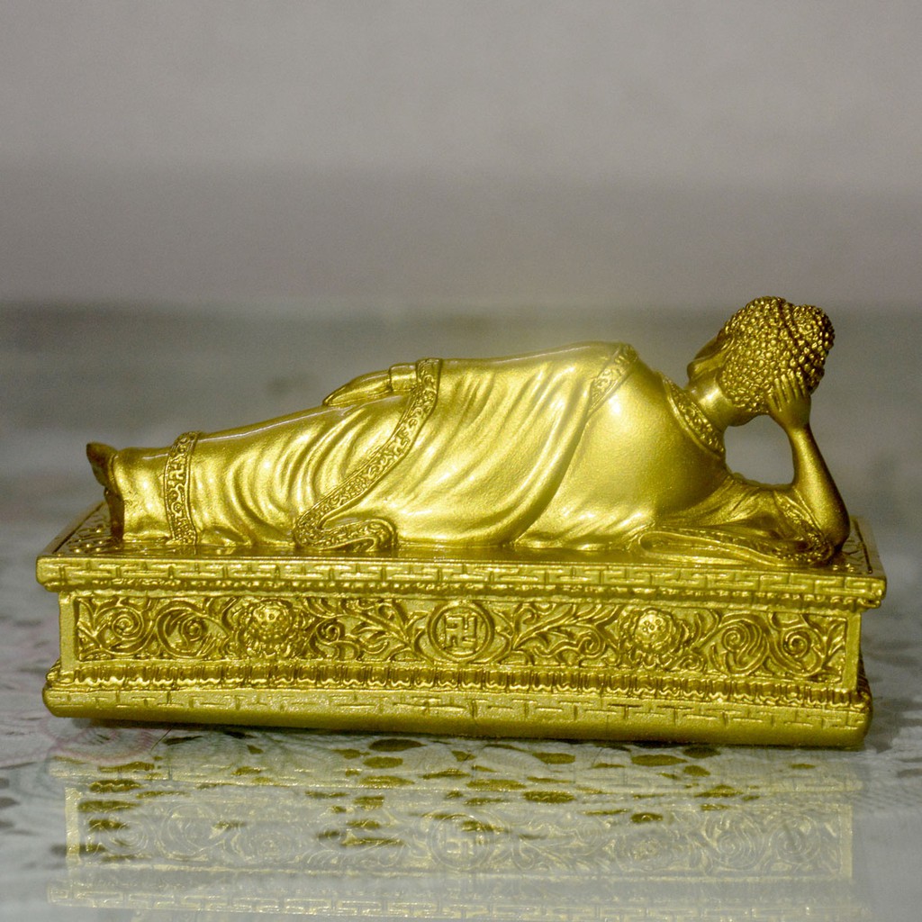 Tượng Đức Phật Thích Ca nhập Niết Bàn ngang 10cm-Nhiều mẫu