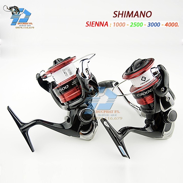 Máy câu cá Shimano SIENA 1000 - 4000