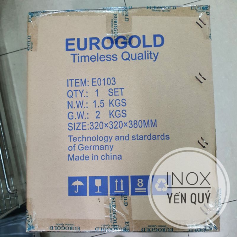 EUROGOLD THÙNG RÁC TRÒN ÂM TỦ GẮN CÁNH