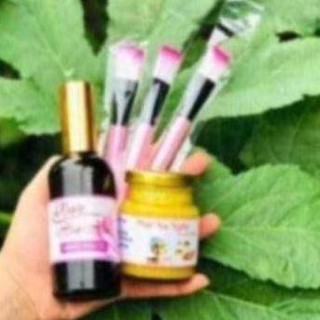 Combo 2 mặt nạ + nứoc hoa hồng
