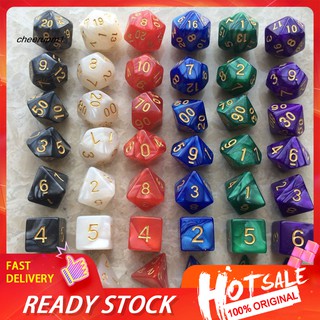 Bộ 7 Xúc Xắc Đa Diện Dùng Chơi Game Dungeons Dragons
