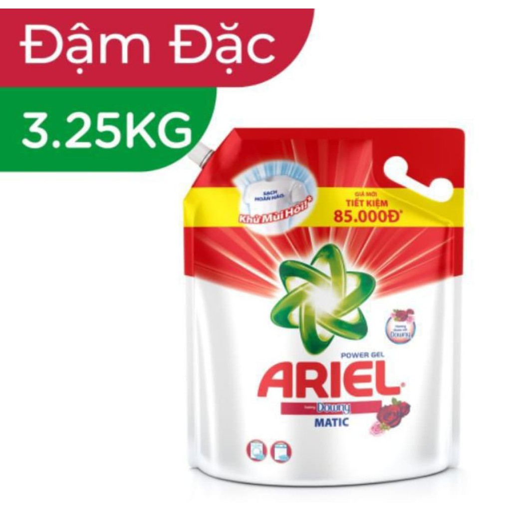 Nước giặt Ariel Matic Túi 3.6KG /3.25KG