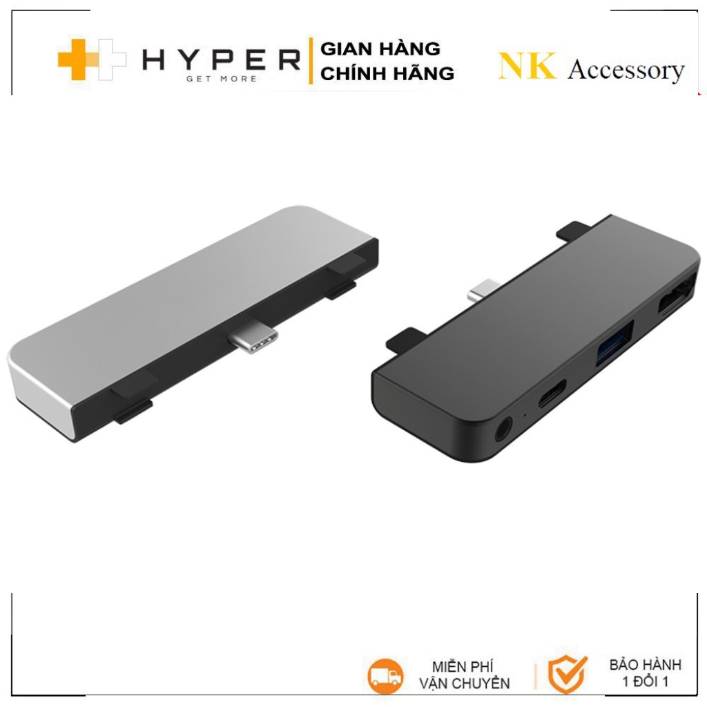 T-  Cổng Chuyển HyperDrive Cho iPad 4-in-1 HDMI 4K/30Hz USB-C Hub - HD319E -  Hàng Chính Hãng