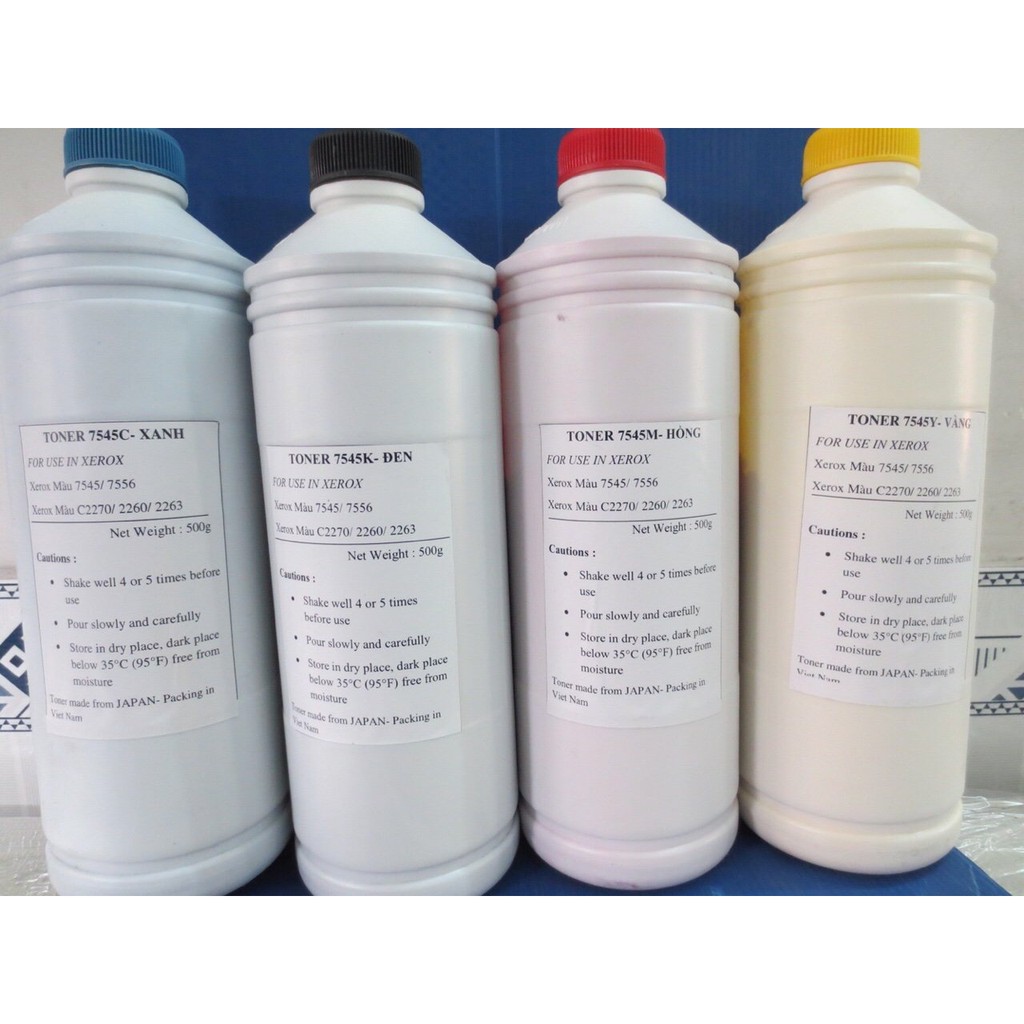 Mực kg máy photocopy Xerox màu 7545/7845/7855/2270/3373.