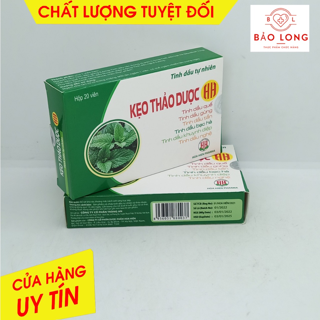 Kẹo ngậm thảo dược HH ho gió, ho khan