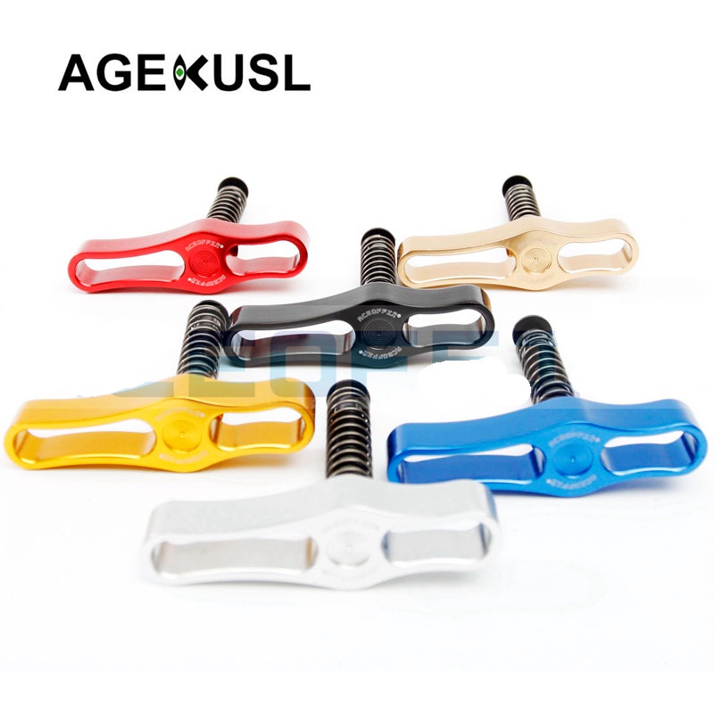 Aceoffix Xe đạp Bản lề Kẹp đòn bẩy cho 3sixty Gấp ba lần Kẹp xe đạp có thể gập lại Đòn bẩy CNC 2 chiếc