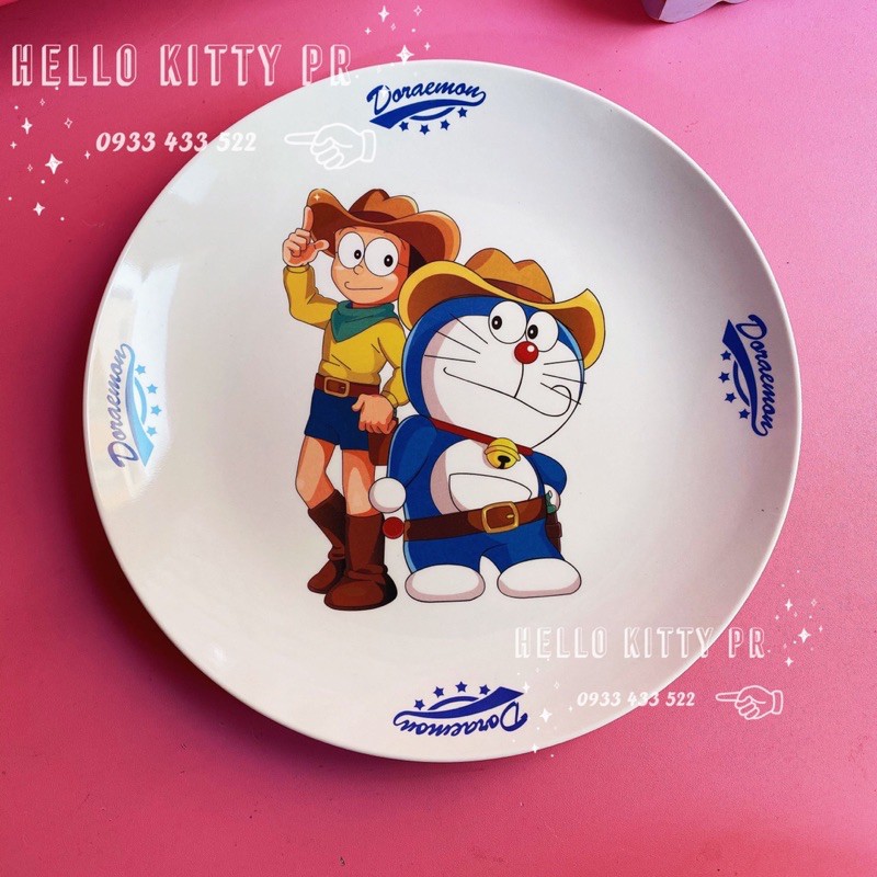 DĨA SIZE LỚN HELLO KITTY - DORAEMON