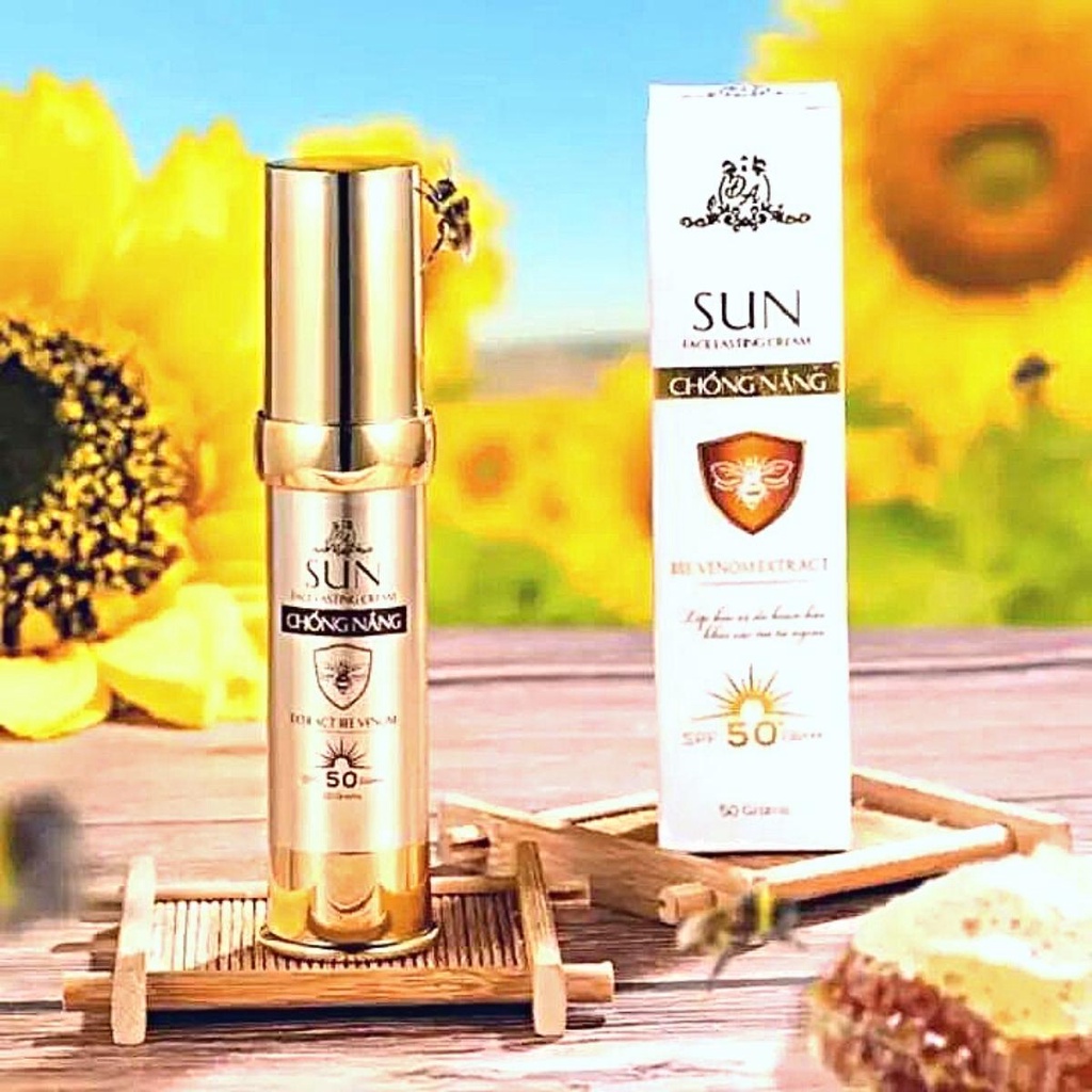 [Chuyên Sỉ] Kem chống nắng x3 chiết xuất nọc ong - Chống Nắng Collagen x3 Đông Anh 50gr Chính Hãng