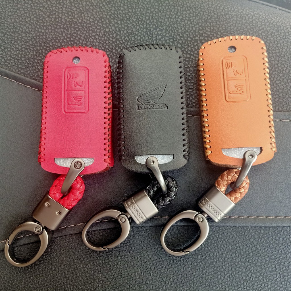 Bọc da chìa khóa Smart key Honda Sh, Sh mode Vision Airblade Vario Lead