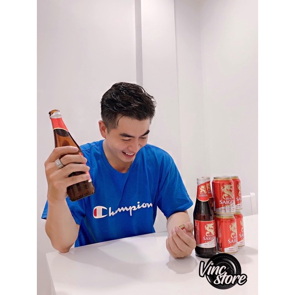 Áo thun CHAMPION Printed Logo tagless unisex Chính Hãng