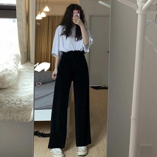 Set Basic Áo thun trơn và Quần ống rộng suông - AMORE