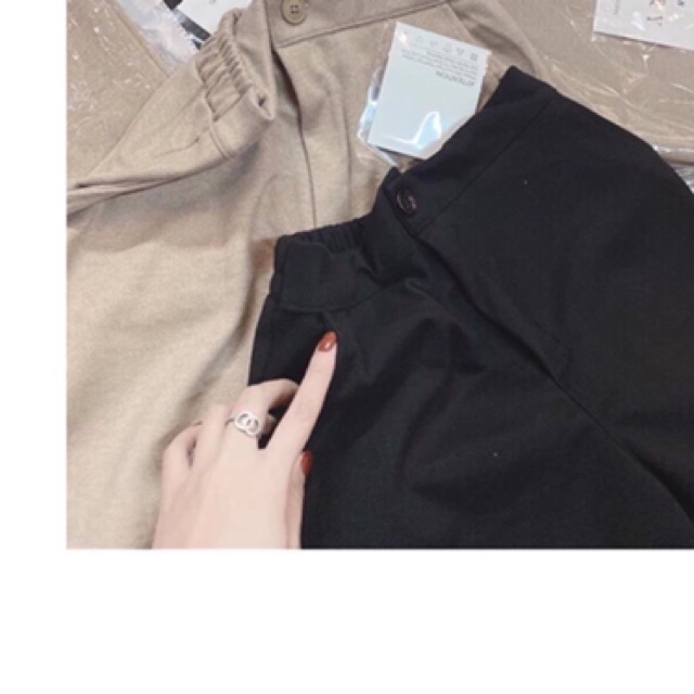 [ Mã FAMAYWA giảm 10K đơn 50K] Quần baggy dạ chun sau dành cho nữ | BigBuy360 - bigbuy360.vn