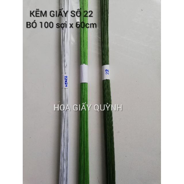 KẼM GIẤY SỐ 22- Bó 100 cành 60cm