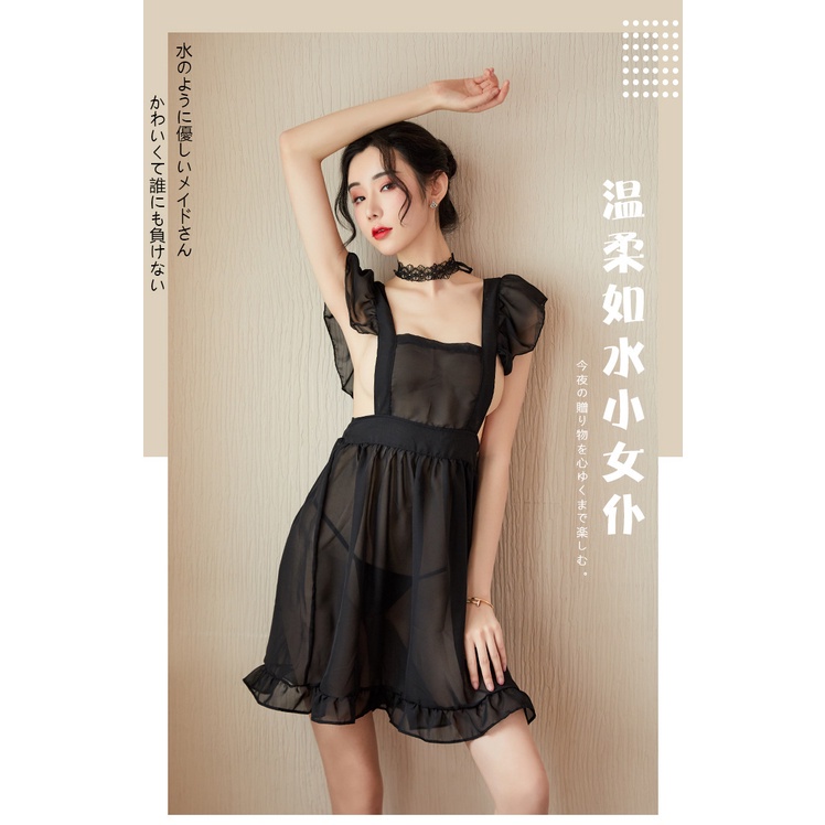Váy ngủ Xuyên Thấu quai chéo quyến rũ sexy RM07