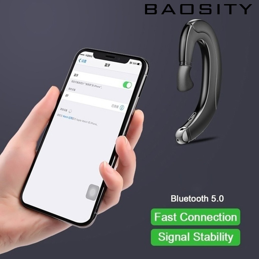 Tai Nghe Bluetooth Móc Tai Kiểu Dáng Thể Thao