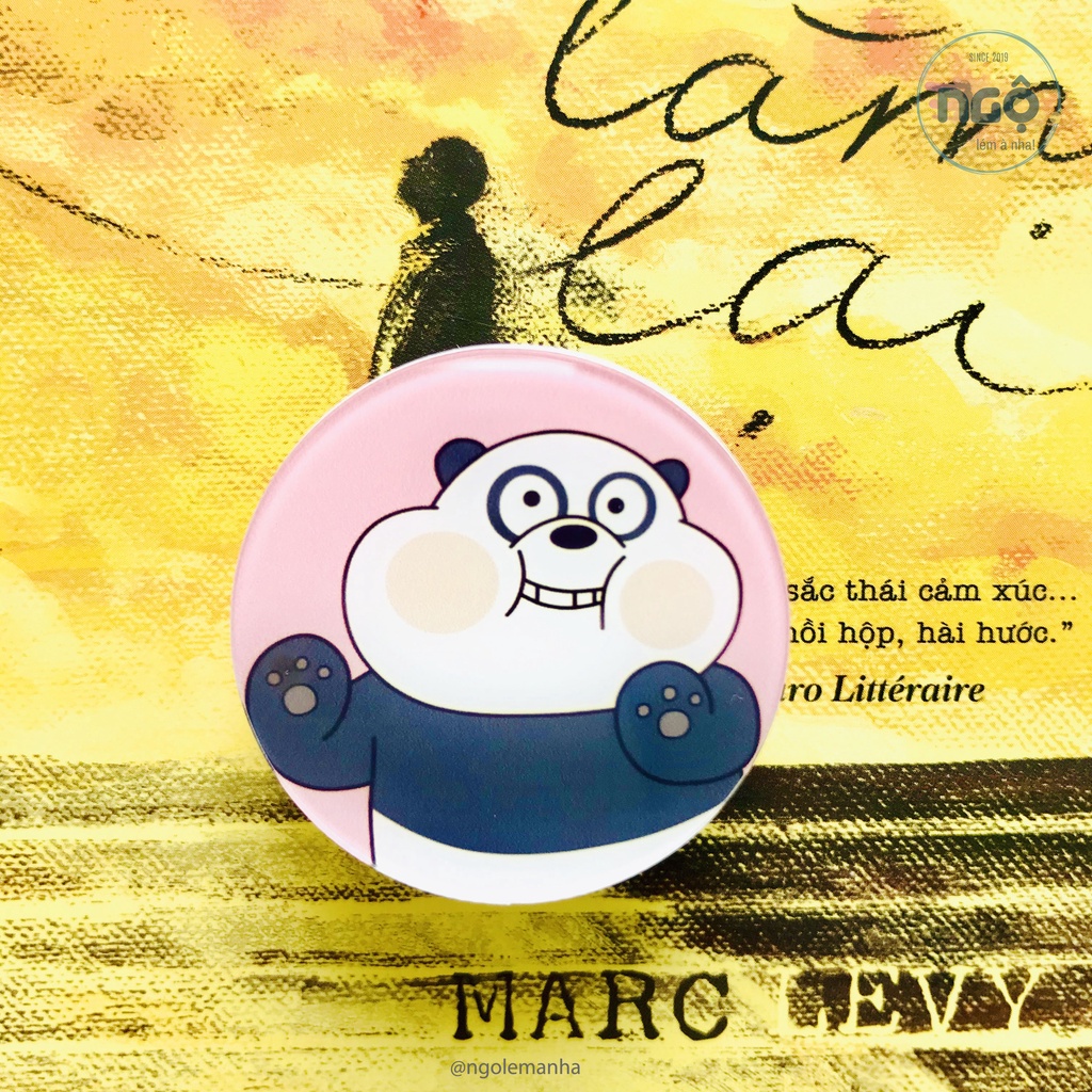 Giá đỡ điện thoại - 4 Mẫu Bộ 3 Gấu Trắng Nâu Trúc dễ thương - 100% Shop tự chụp