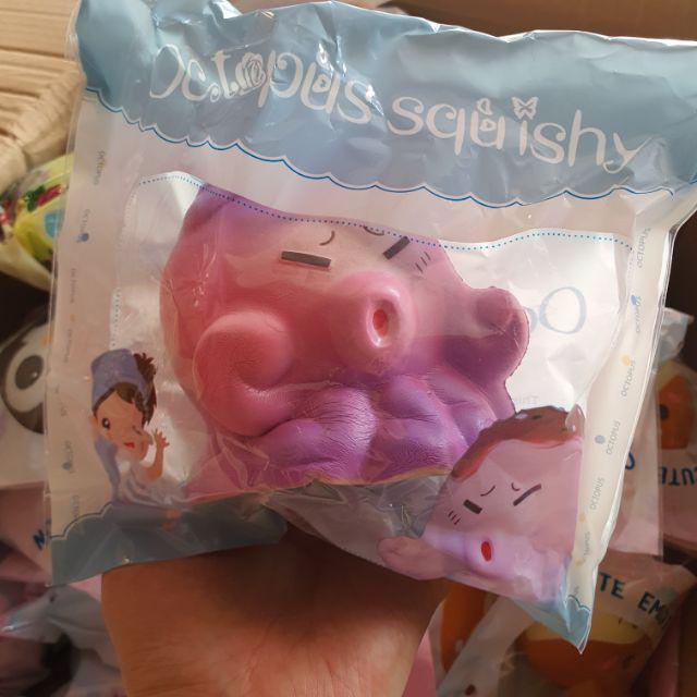 Bán Squishy mực mở chu chính hãng mềm siêu chậm tăng