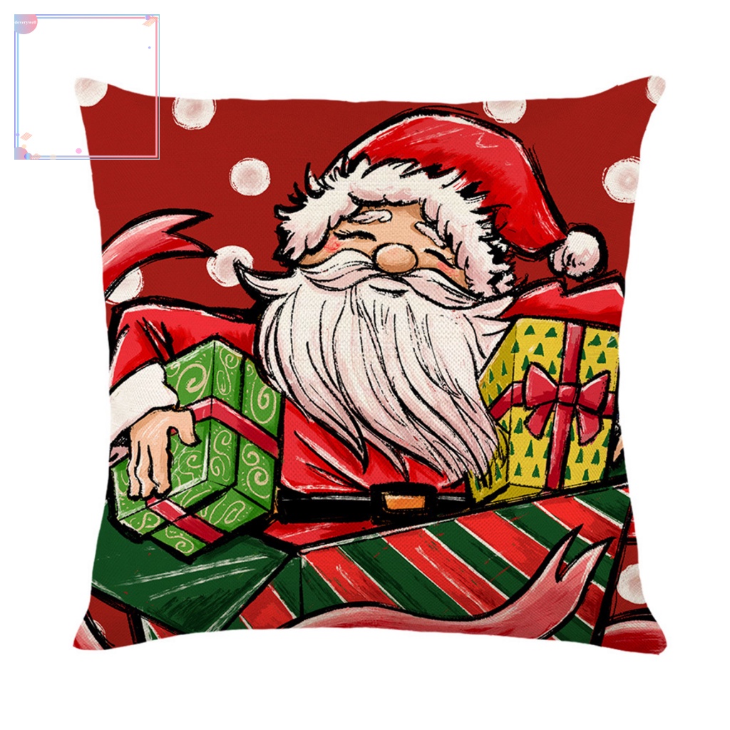 Vỏ Gối In Họa Tiết Giáng Sinh Thoải Mái