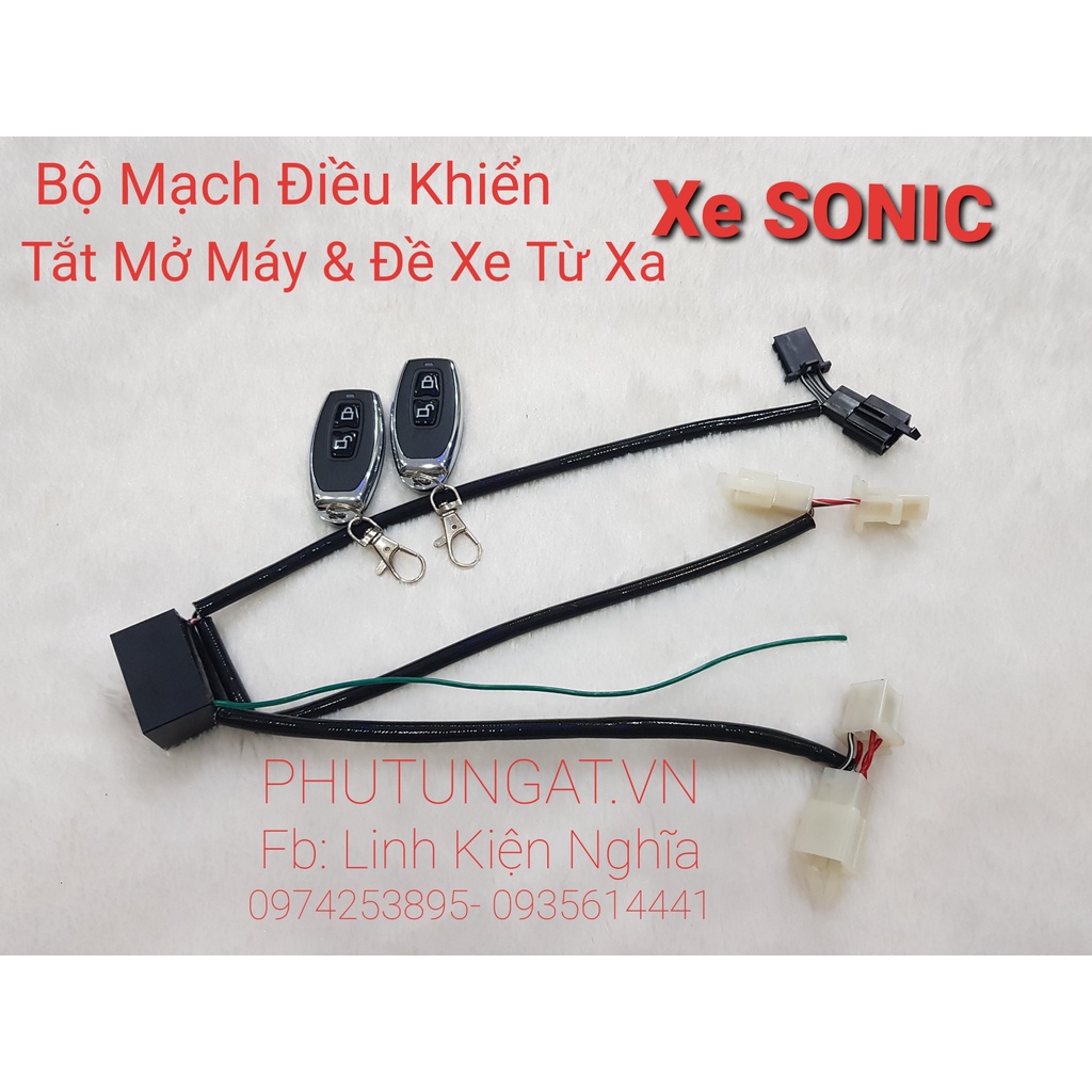 Bộ Điều Khiển Tắt Mở Máy và Đề Máy Từ Xa cho xe SONIC SATRIA