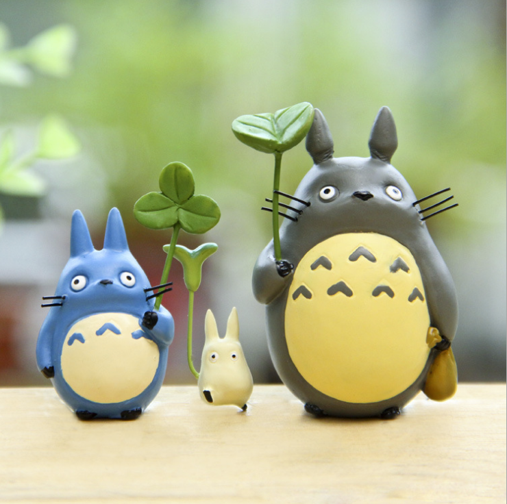 Chậu Cây Mini Tự Trang Trí Sân Vườn Dòng EVB Totoro Hayao Miyazaki Anime Geely Cat