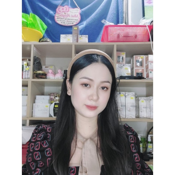 Băng đô cài tóc vải nhung