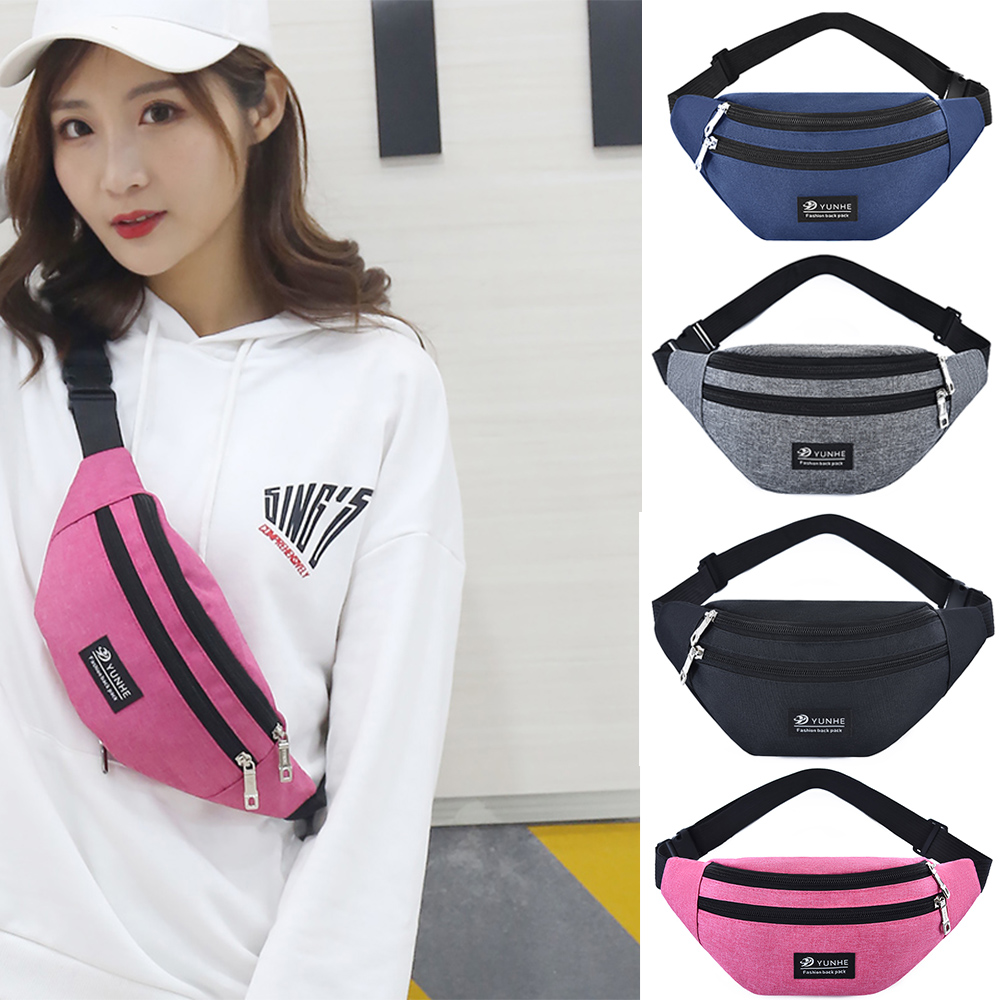 Túi đeo hông nhiều màu tự chọn phong cách thể thao cho nam và nữ