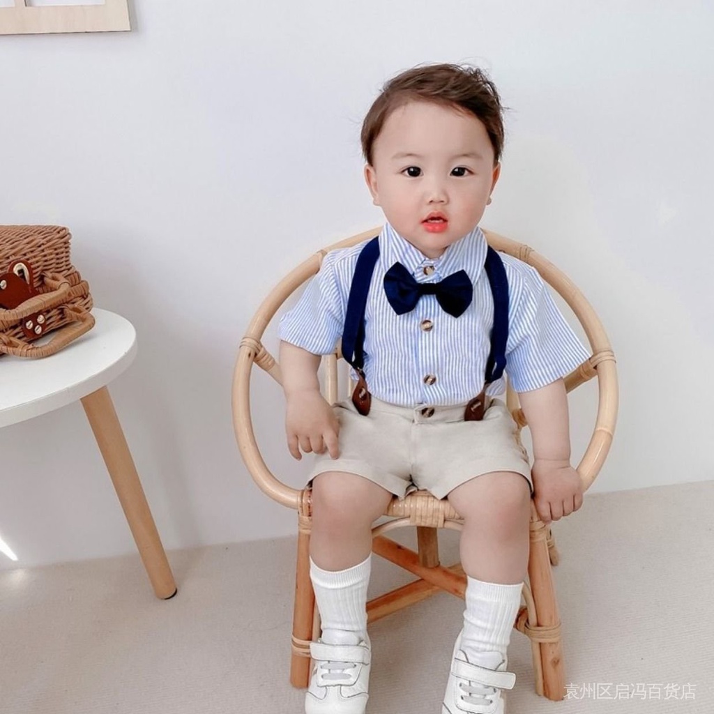 Bộ Đồ Vest Lịch Lãm Thời Trang Xuân Thu Cho Bé Trai 1-2 Tuổi