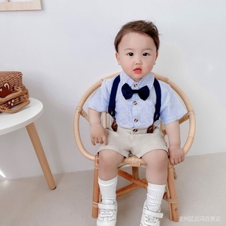Bộ đồ vest lịch lãm thời trang xuân thu cho bé trai 1-2 tuổi