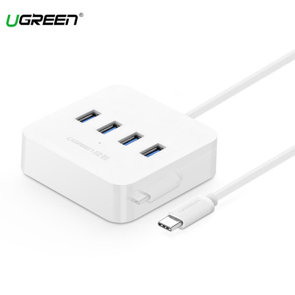 Cáp Chuyển USB-C Sang Hub USB 3.0 Hỗ Trợ Nguồn DC-5V Ugreen (30316)