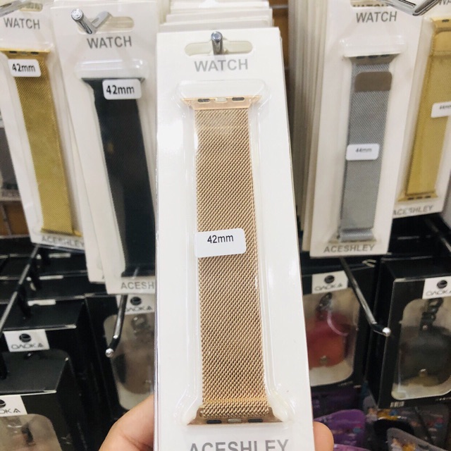 Dây Đeo Apple Watch Thép Không Gỉ full Màu full Size (ACESHLEY)
