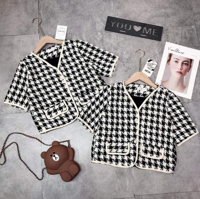 Áo dạ ngắn zic zắc nữ siêu hot (sẵn hàng) | BigBuy360 - bigbuy360.vn