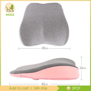 Gối hỗ trợ, Đệm lưng bằng bọt nhớ để tựa lưng hỗ trợ lưng thấp cho ghế ô tô, ghế văn phòng, xe lăn và ghế tựa