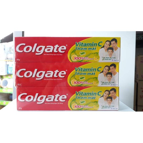 Kem đánh răng Colgate Vitamin C thơm mát 170g