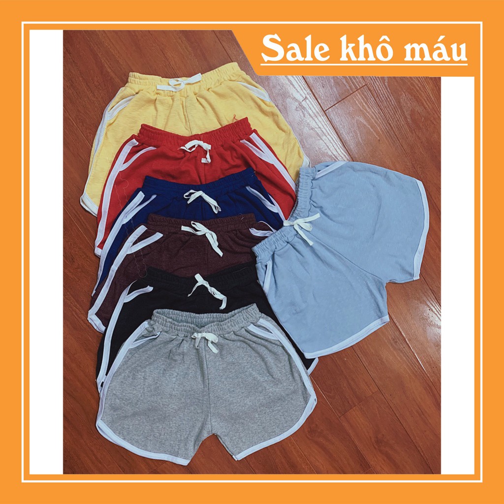 [ HOT ]  QUẦN SHORTS NỮ CHẠY VIỀN RẺ ĐẸP (FOM 40-56KG) .JULY