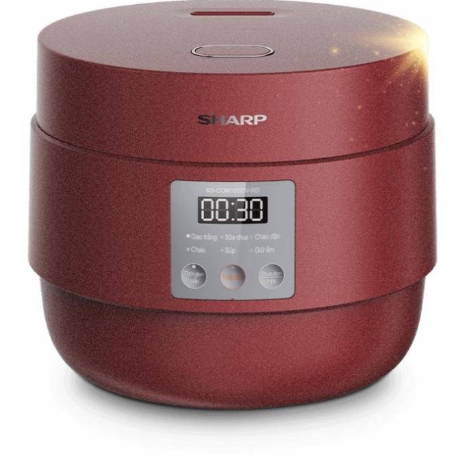 Nồi cơm mini điện tử Sharp KS-COM100DV-RD/WH 1 Lít - HÀNG CHÍNH HÃNG