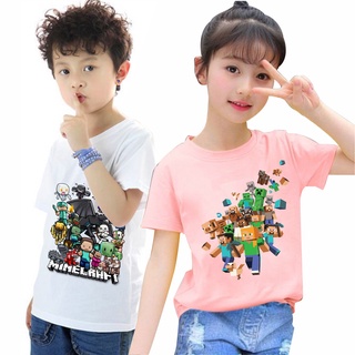 Áo minecraft lego ghép hình bé trai bé gái cực thích