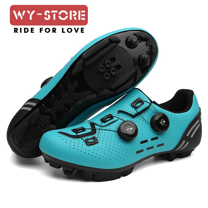 MTB Giày đi xe đạp SPD Làm sạch Nam bằng sợi carbon Giày xe đạp đường trường Siêu nhẹ Không trơn trượt Giày thể thao đua xe tốc độ Phụ nữ Đi xe đạp