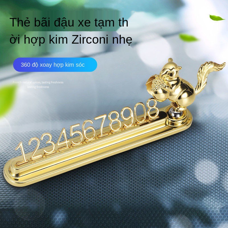 Bãi giữ xe tạm thời Biển số điện thoại di động ô tô chuyển sáng tạo sản phẩm trang trí nội thất